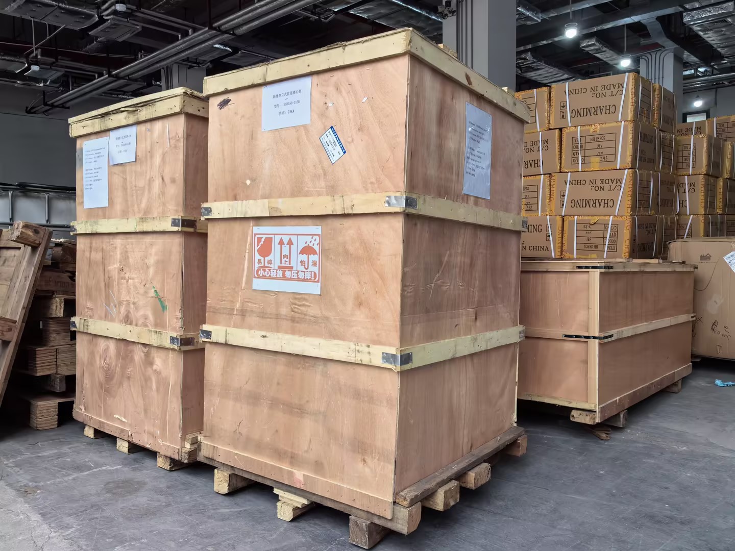 內(nèi)地企業(yè)展會運輸?shù)较愀畚锪鬟x忠實通物流